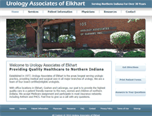 Tablet Screenshot of elkharturology.com